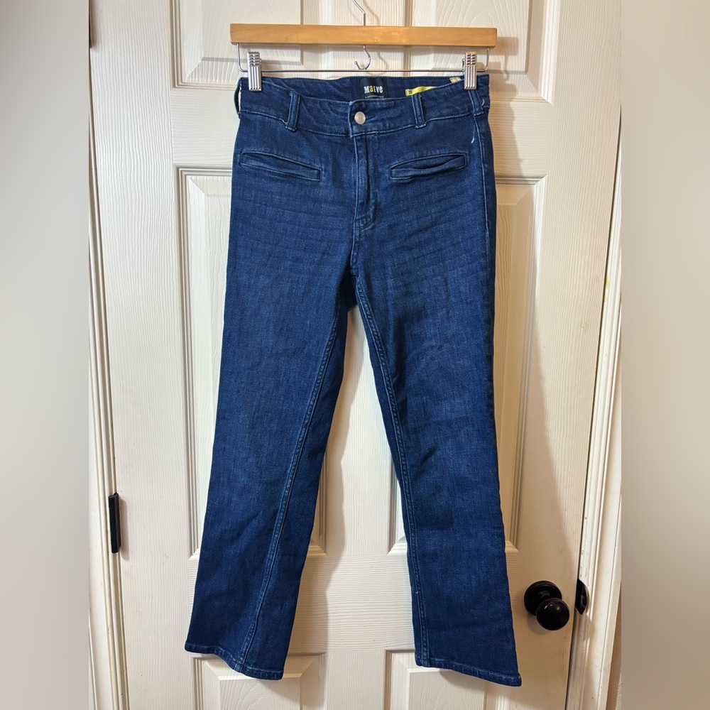 Maeve Anthropologie Dark Blue Jeans 26
